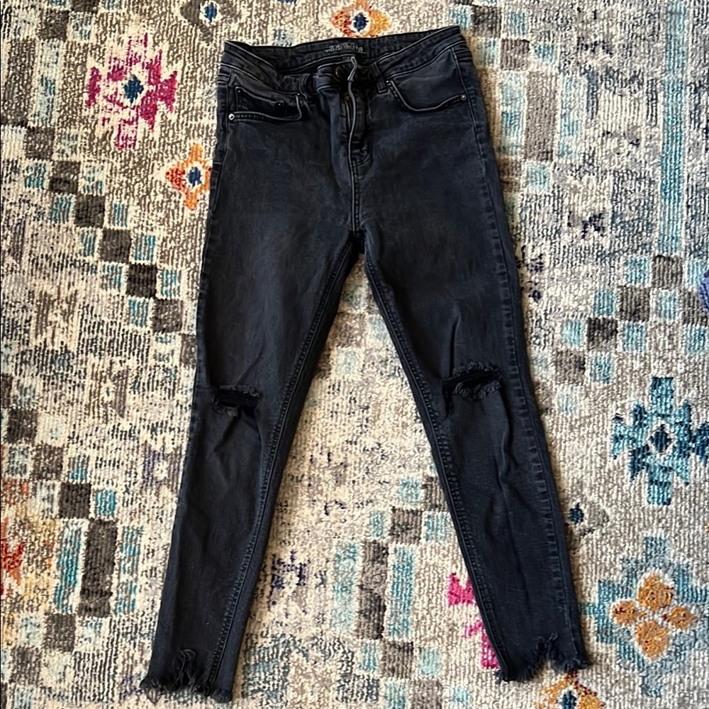 Wild Fable Black Distressed Jeans